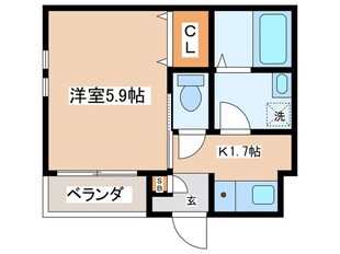 フレンズ若葉の物件間取画像